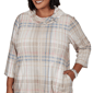 Plus Size Alfred Dunner Sunset Ridge Shimmer Plaid Sweater - image 5