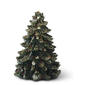 K&K Interiors Green Resin LED Christmas Tree w/ Ornament - image 1