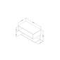 South Shore Sazena Grey Oak Floating Nightstand - image 7
