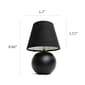 Simple Designs Mini Ceramic Globe Table Lamp - image 11