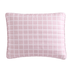 City Scene Woven Reversible Grid Microfiber Quilt Set