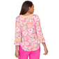 Petite Ruby Rd. Hothouse Florals Ruffle Sleeve Floral Blouse - image 2