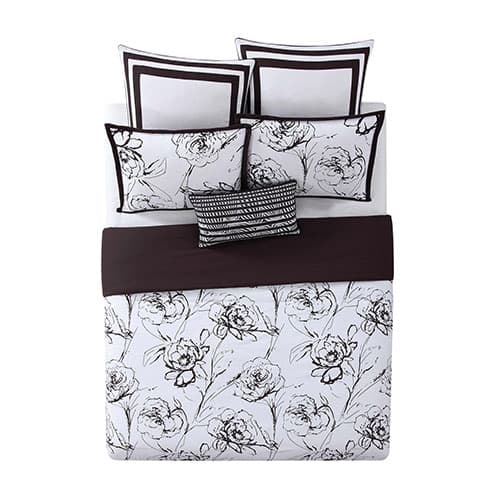 Christian Siriano New York&#174; Graphic Floral Comforter Set