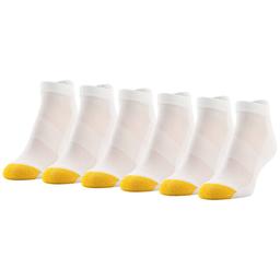 Womens Gold Toe 6Pk Text Half Cush Lc 21.00