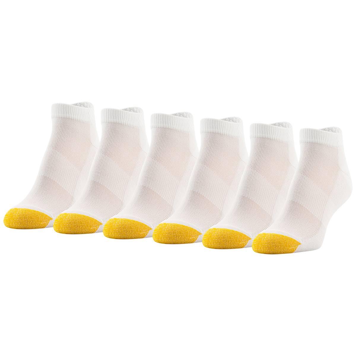 Womens Gold Toe 6Pk Text Half Cush Lc 21.00