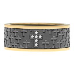 Mens Lynx Stainless Steel Ring