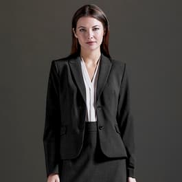 Petite Calvin Klein Two Button Blazer