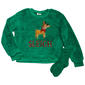 Girls (7-16) Jolie & Joy Reindeer Sleigh Sweatshirt w/ Socks - image 1