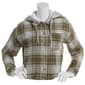Juniors Derek Heart Forester Sherpa Hooded Flannel - image 1