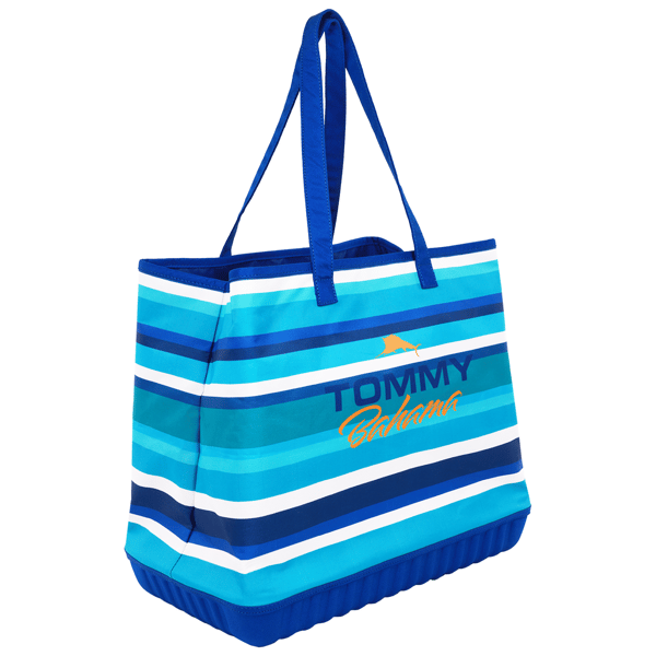 Tommy Bahama Water-Repellent Ocean Stripe Tote with Pouch