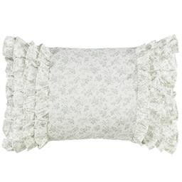 Laura Ashley(R) Harper Ruffled Breakfast Decorative Pillow - 14x20