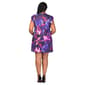Plus Size 24/7 Comfort Apparel Multicolor Tiered Mini Dress - image 2