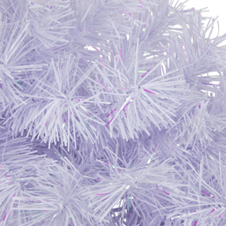 Northlight 36in. Icy White Iridescent Spruce Christmas Wreath