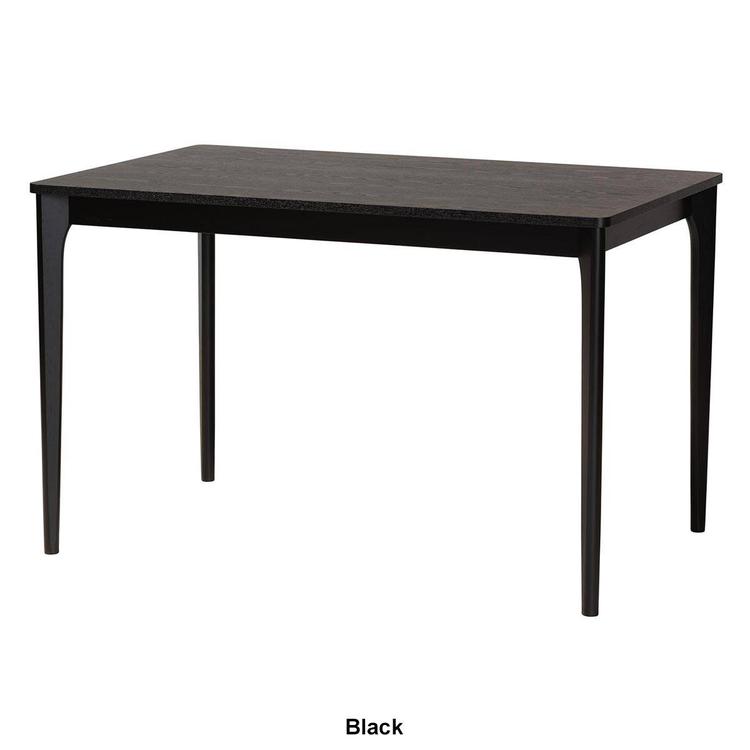 Baxton Studio Sherwin Mid-Century Modern Wood Dining Table
