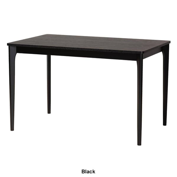 Baxton Studio Sherwin Mid-Century Modern Wood Dining Table