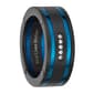 Mens Lynx Stainless Steel Blue Lives Matter Ring - image 2