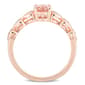 Gemstone Classics™ 18kt. Rose Gold 7/8ctw. Morganite Ring - image 4