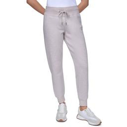 Womens DKNY Sport Fleece Dtm Embroidered Logo Cuffed Jogger