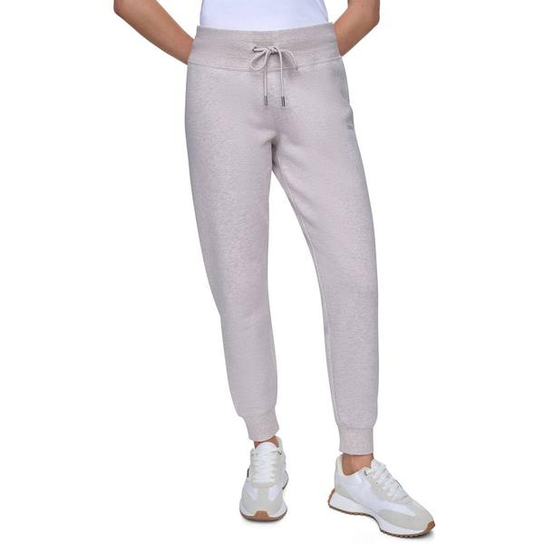 Womens DKNY Sport Fleece Dtm Embroidered Logo Cuffed Jogger - image 