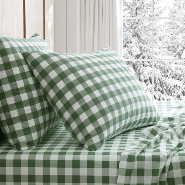 Martha Stewart Madison Gingham Sheet Set