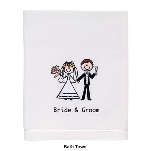 Avanti Linens Bride &amp; Groom Towel Collection