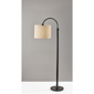 Simplee Adesso Barton Task Floor Lamp with Oatmeal Shade - image 2