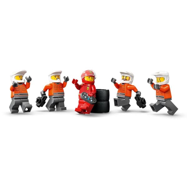 LEGO® CITY F1® Pit Stop & Pit Crew with Ferrari Car Building Kit