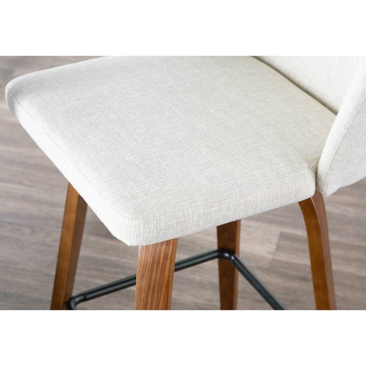 LumiSource Toriano Mid-Century Modern Counter Stools - Set of 2