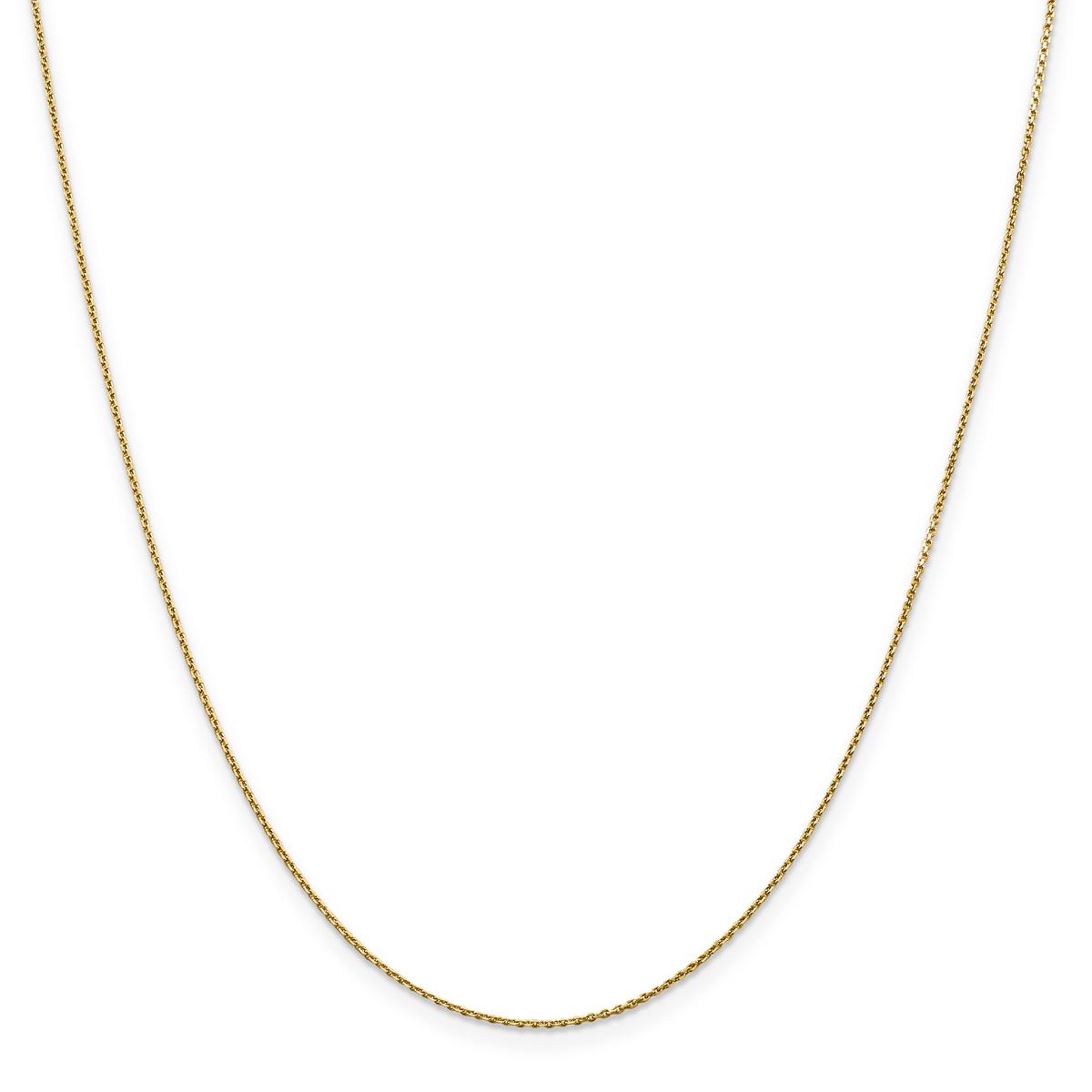 Gold Classics™ .90mm. 14kt. Diamond Cut Cable Chain...