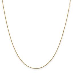 Gold Classics(tm) .90mm. 14k Diamond Cut Cable Chain Necklace