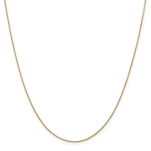 Gold Classics&#40;tm&#41; .90mm. 14k Diamond Cut Cable Chain Necklace - image 