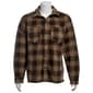 Young Mens Architect&#40;R&#41; Jean Co. Sherpa Plaid Fleece Jacket - Brown - image 1