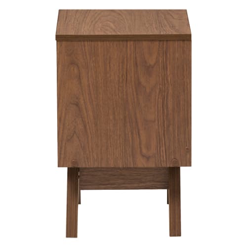 Baxton Studio Hildon 2 Drawer Storage Nightstand