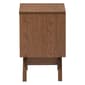 Baxton Studio Hildon 2 Drawer Storage Nightstand - image 6