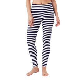 Womens LANDS'' END Stripe Full Length Legging Pants