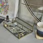 CosmoLiving by Cosmopolitan Gold Glass Jewelry Box - image 2