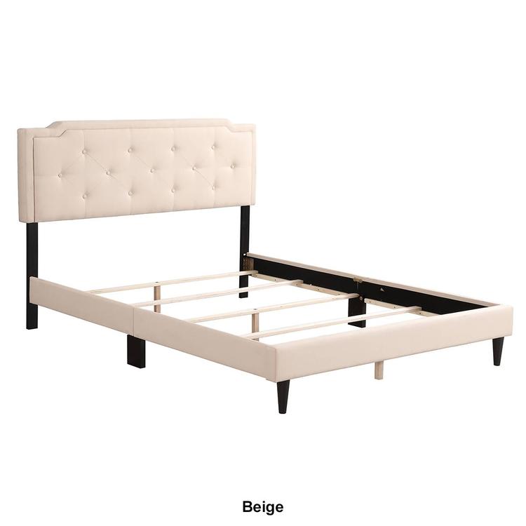 Passion Furniture Deb Adjustable Panel Bed Frame - Queen