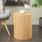 9th & Pike® Modern Brown Wood Accent Table - image 2
