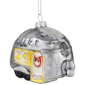 Northlight Silver Teardrop Camper Glass Christmas Ornament - image 4