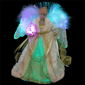 Northlight Color Changing Gold Christmas Angel Tree Topper - image 3
