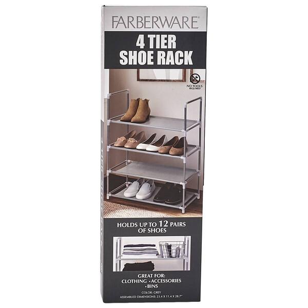Farberware&#40;R&#41; 12pr. Non-Woven Shoe Rack - image 