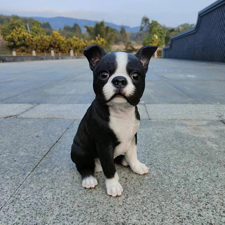 Hi-Line Gift Boston Terrier Garden Statue