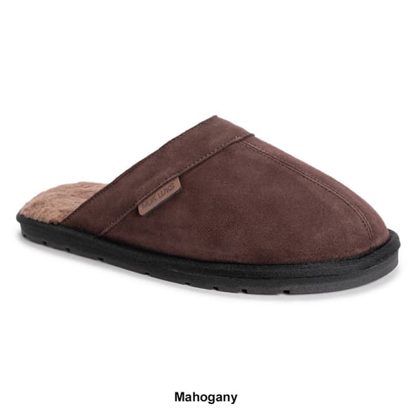 Mens MUK LUKS&#174; Leather Goods Abbott Slippers