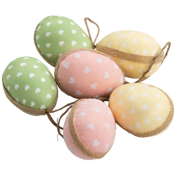 Northlight Seasonal Pastel Easter Egg Ornaments