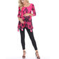 Womens White Mark Ganette Paisley Floral Tunic Maternity Top - image 2