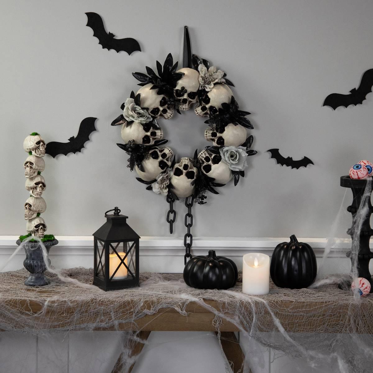 Northlight Skull Wreath