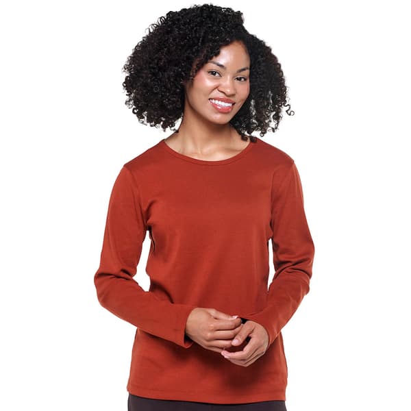 Petite Preswick & Moore(R) Long Sleeve Crew Neck Tee - image 