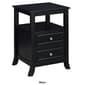 Convenience Concepts Melbourne 2 Drawer End Table w/ Shelf - image 6