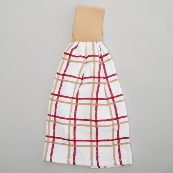 Ritz Plaid Tie Kitchen Towel - image 