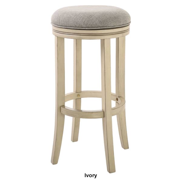 New Ridge Home Goods Victoria Bar-Height Backless Wood Barstool